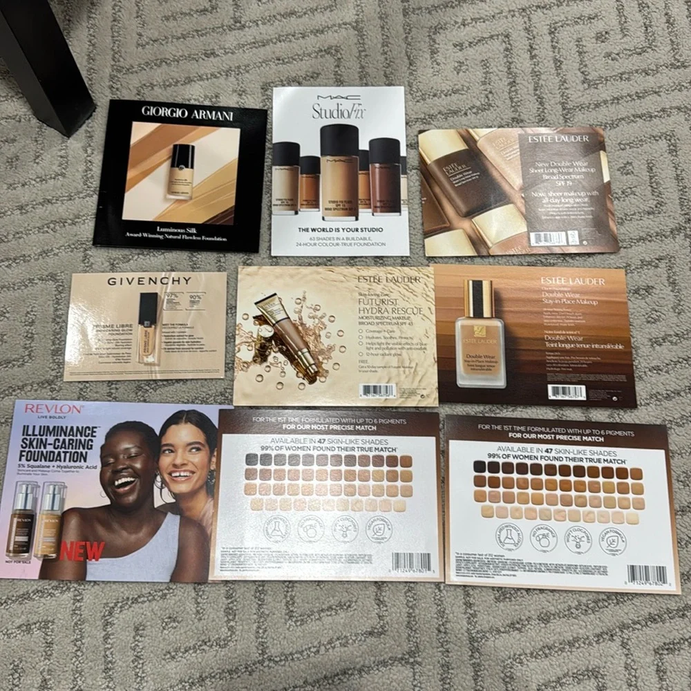 Various Foundation Sample Sales